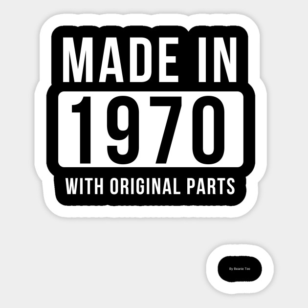Made In 1970 Gift Idea 1970